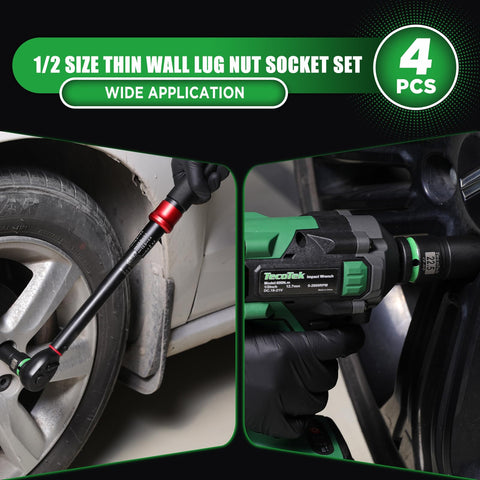 TecoTek compatible with impact wrenches for faster work.