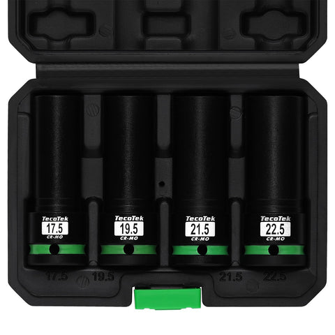 TecoTek 19.5mm lug socket for snug wheel access.