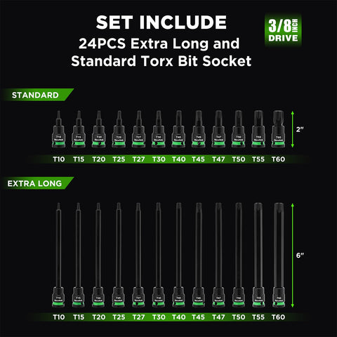 TecoTek S2 alloy steel sockets for durable performance.