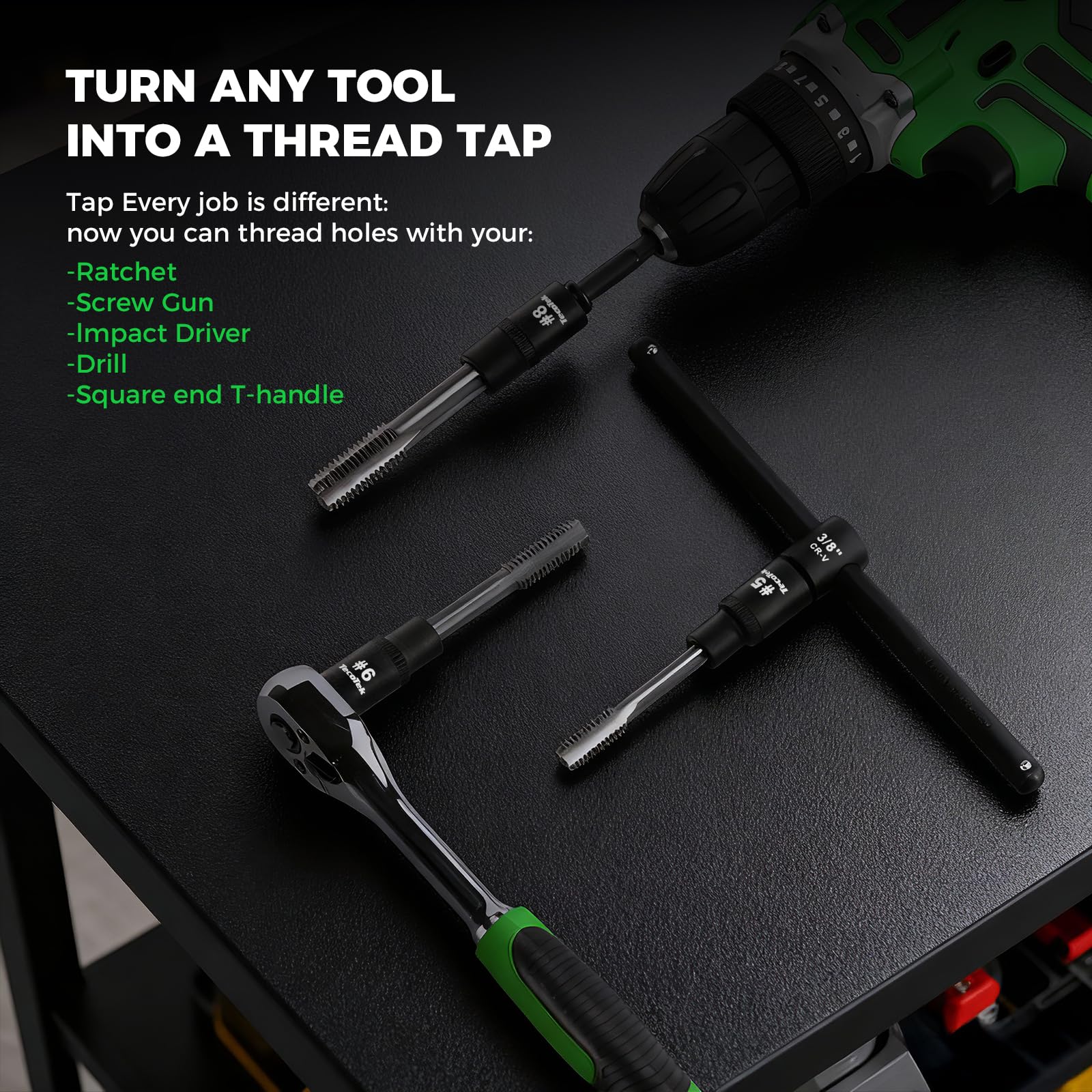 TecoTek square to hex adapters ensure snug fit