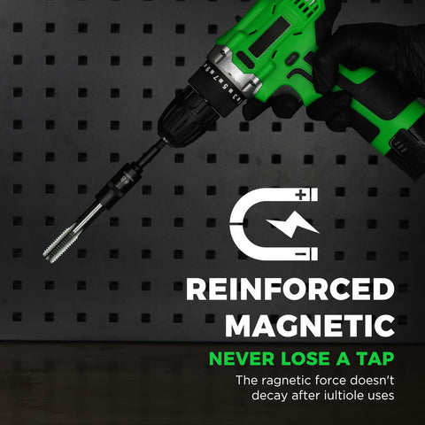 TecoTek adapters included for versatile tap threading