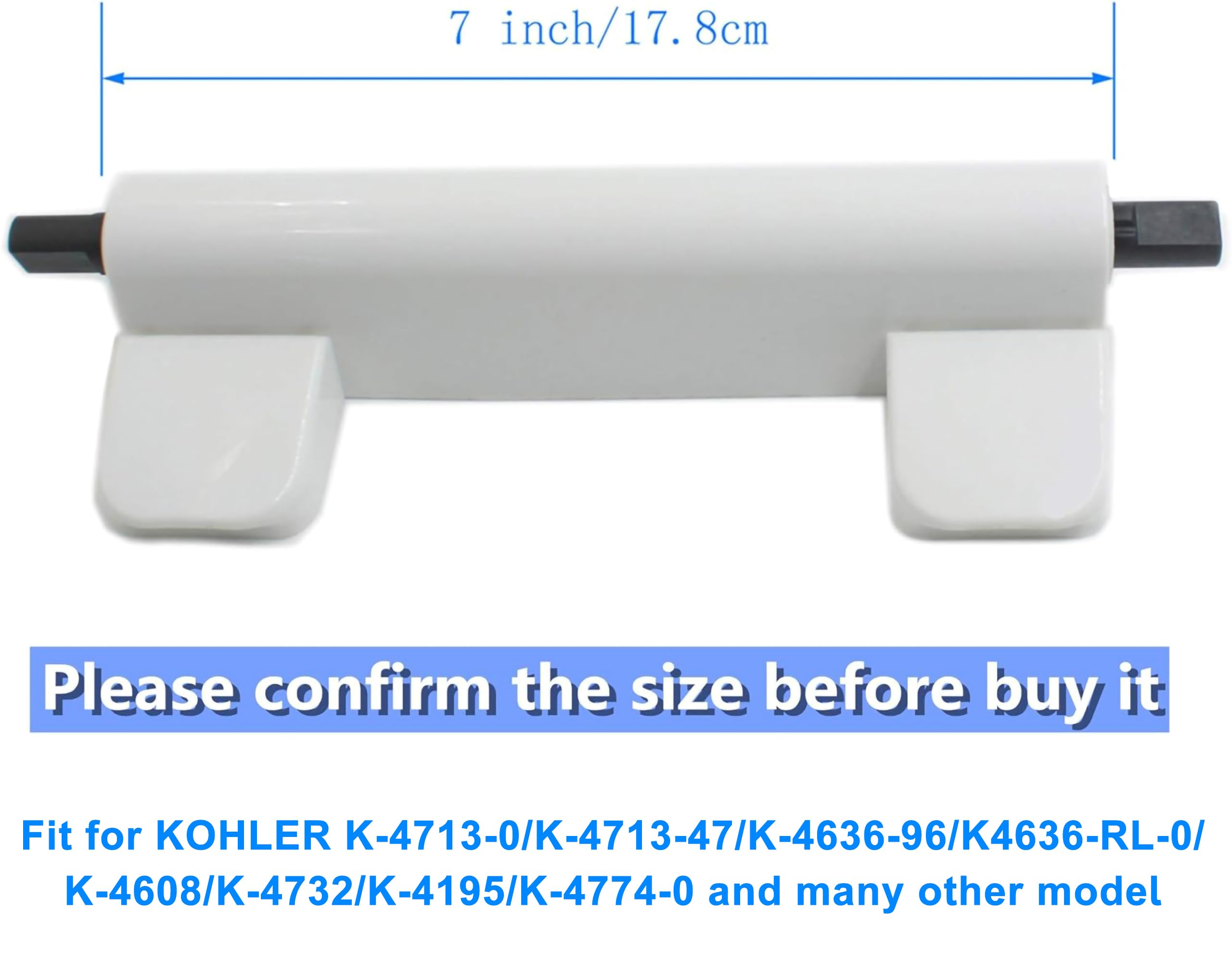 TECETOOL hinge cover protects mounting area while maintaining a neat look.