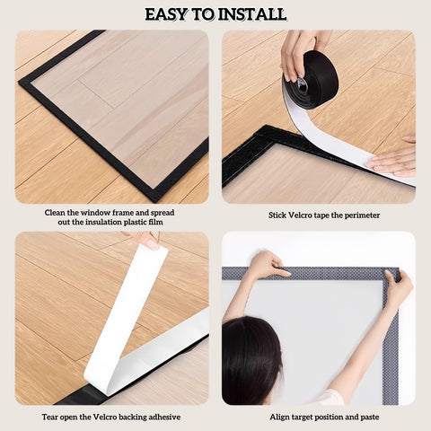 Tecuul tacks and storage buckles reinforce edges for durable insulation