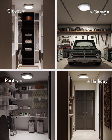 Tedmos CRI 90+ lighting reveals true colors in pantry and closet