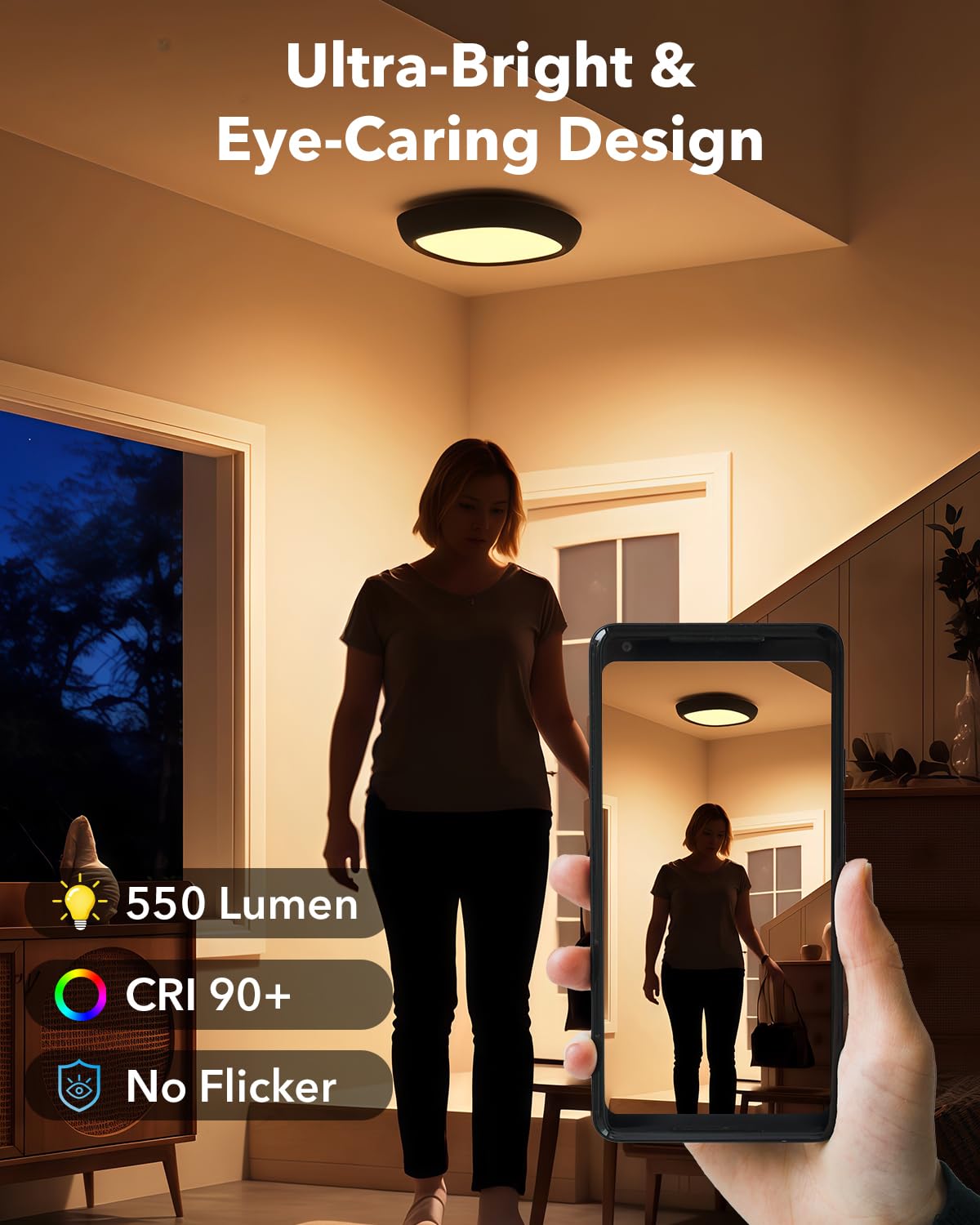 Tedmos dimmable LED remote light with adjustable brightness