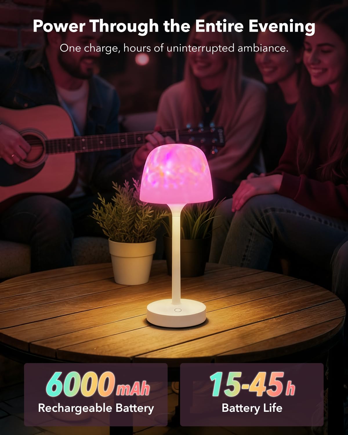 Tedmos ocean wave projector creates serene underwater mood in bathroom