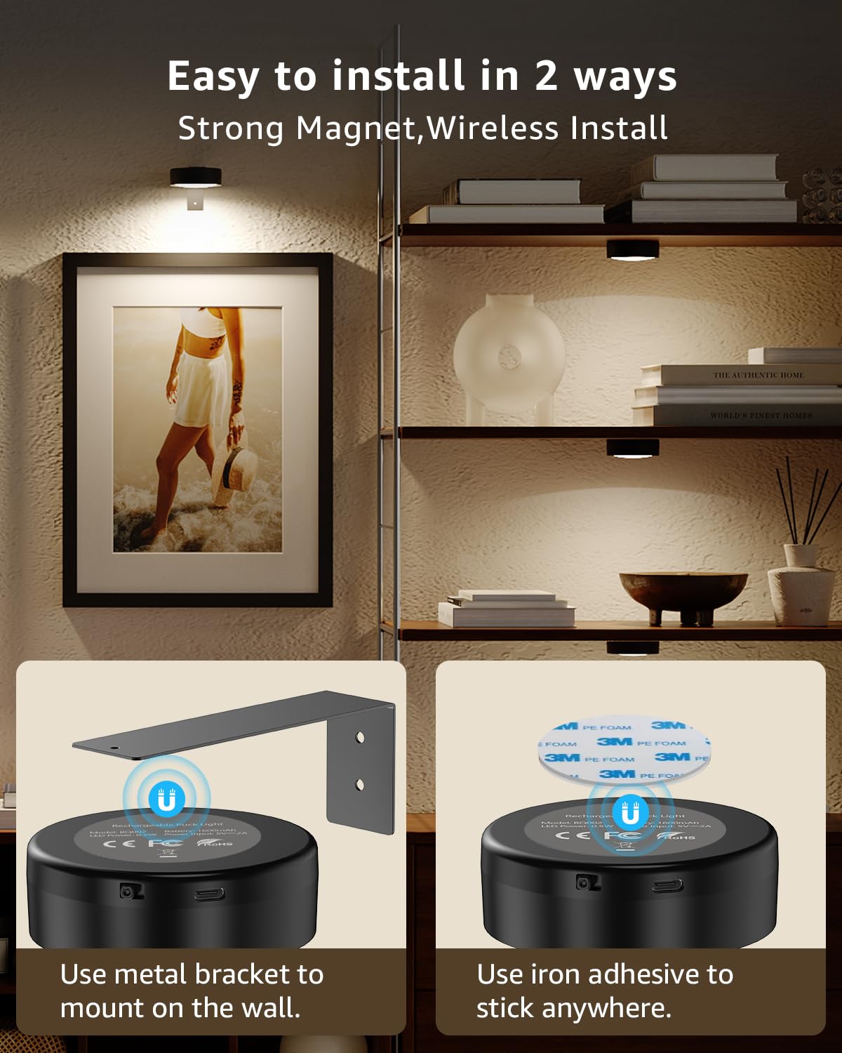 Tedmos wall-bracket installation securing a painting light