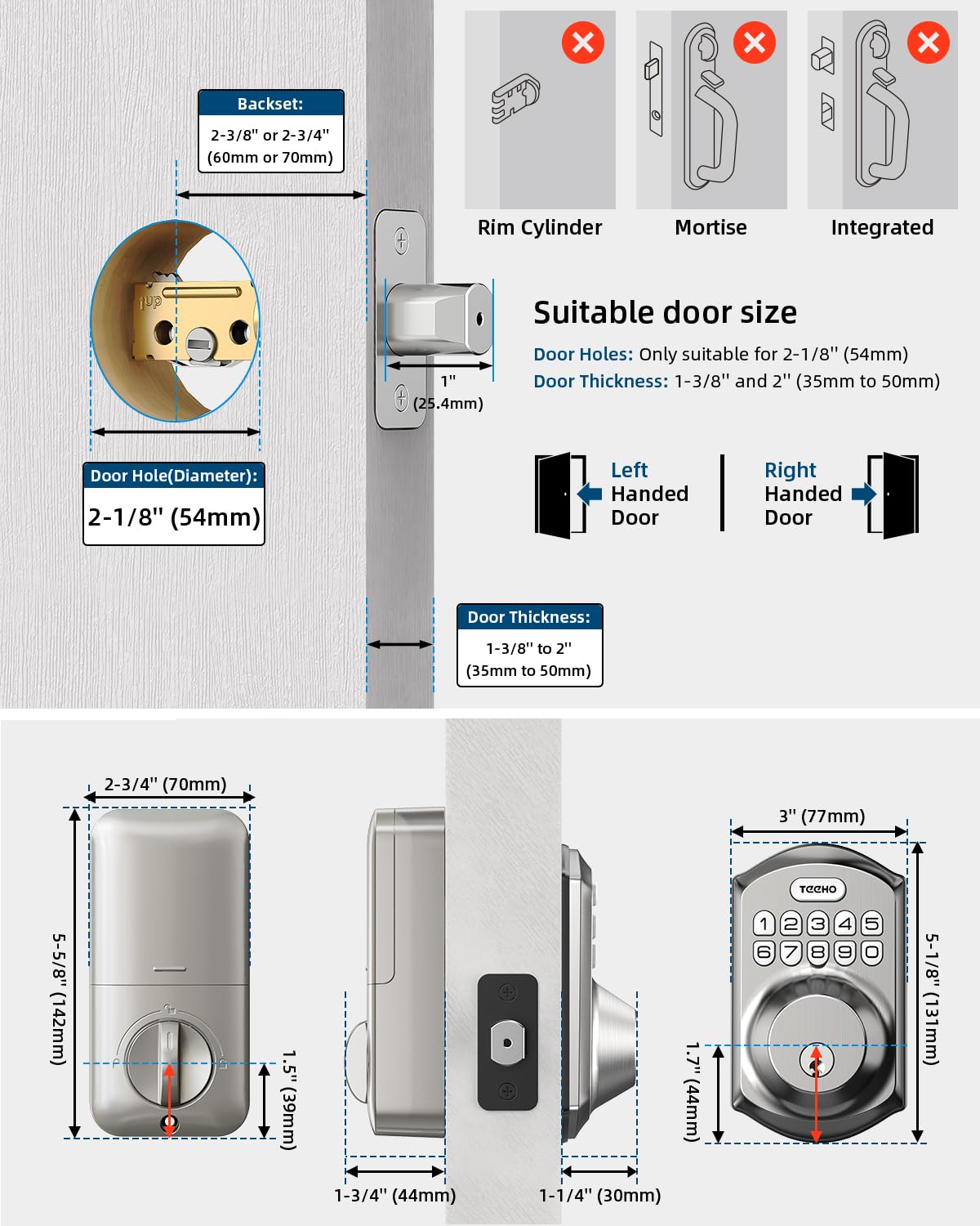 TEEHO TE001 long battery life with visible low-battery indicator