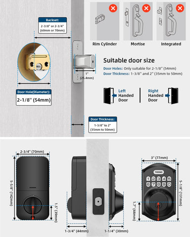 TEEHO TE001 easy installation with a screwdriver in minutes.