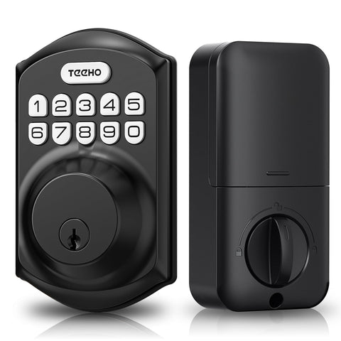 TEEHO TE001 front door keypad installation for quick, secure access.