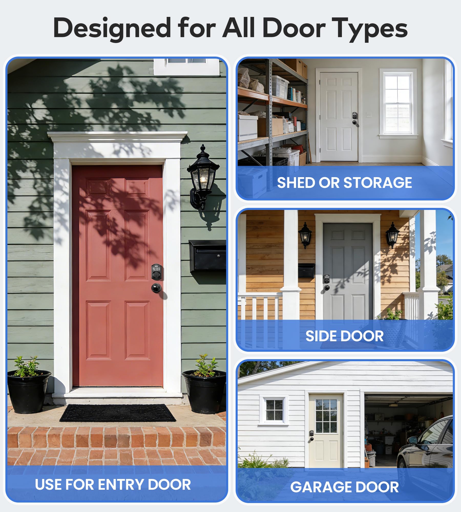 Simple TE001K installation steps for quick setup on standard doors