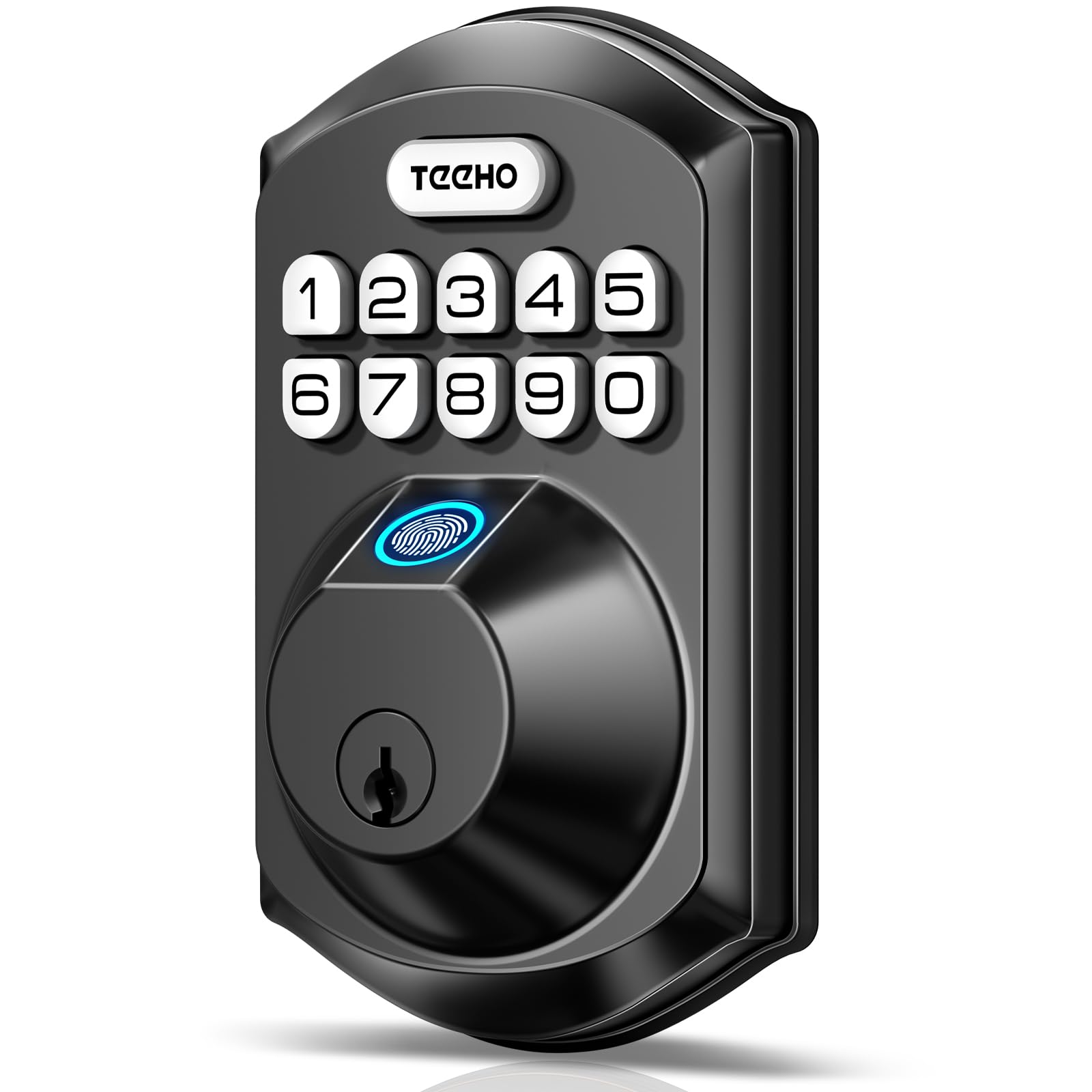 TEEHO TE002 fingerprint door lock unlocks quickly for busy mornings.