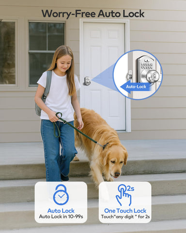 TEEHO TE003 inside knob provides instant privacy from the interior.