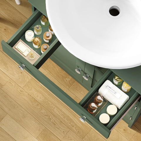 TEENFON compact footprint maximizes space in small bathrooms.