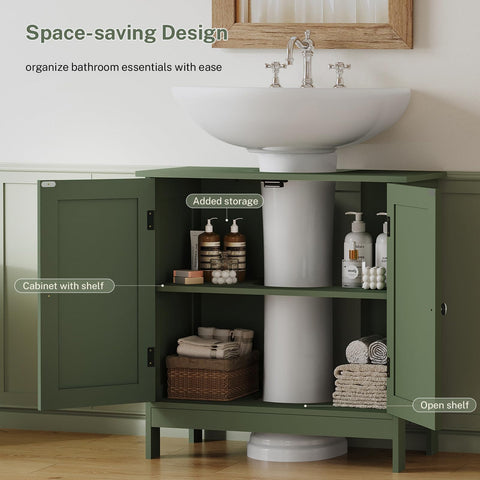 TEENFON green cabinet arrives assembled and ready