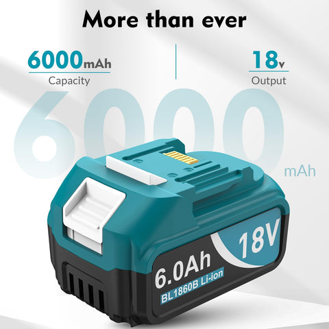 TeenPower battery mounted on a Makita tool for reliable use