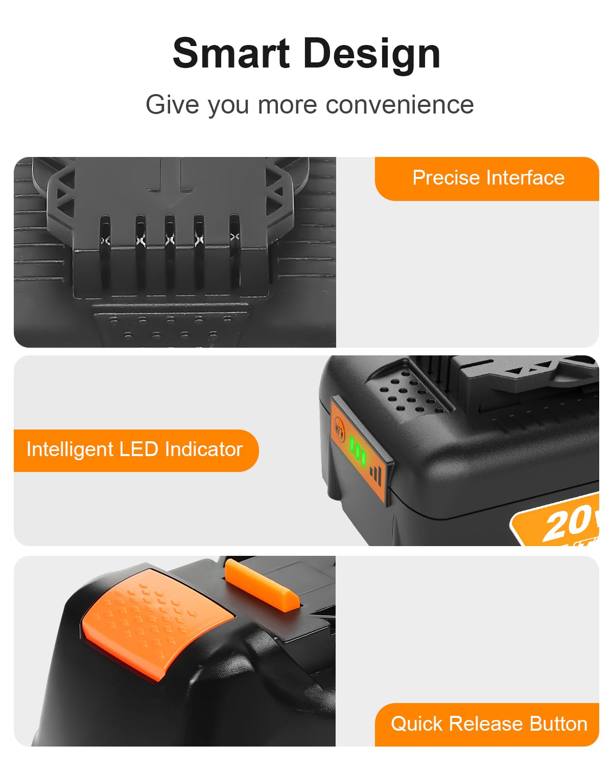 Value-packed 2-battery set includes replacement charger for flexibility.