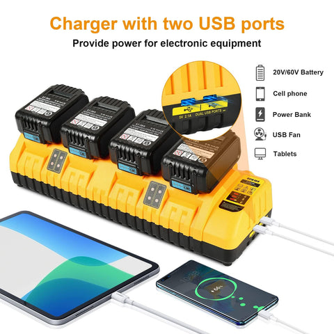 TeenPower LED indicators show charging status at a glance.