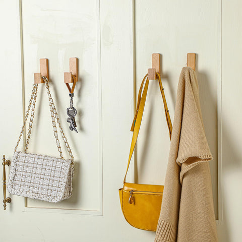 Teenyyou colorful wall hooks brighten kitchens and bathrooms while organizing items