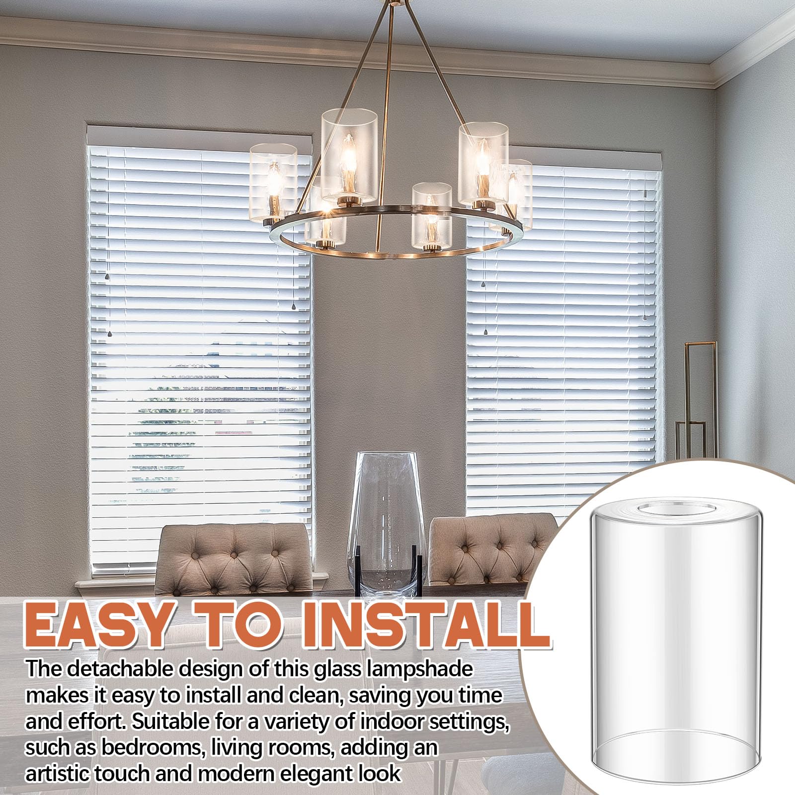 Teenyyou chic shade for wall lamps and chandeliers blends modern and vintage style