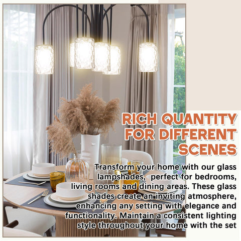 Teenyyou chandelier and wall sconce shade adds vintage-modern charm