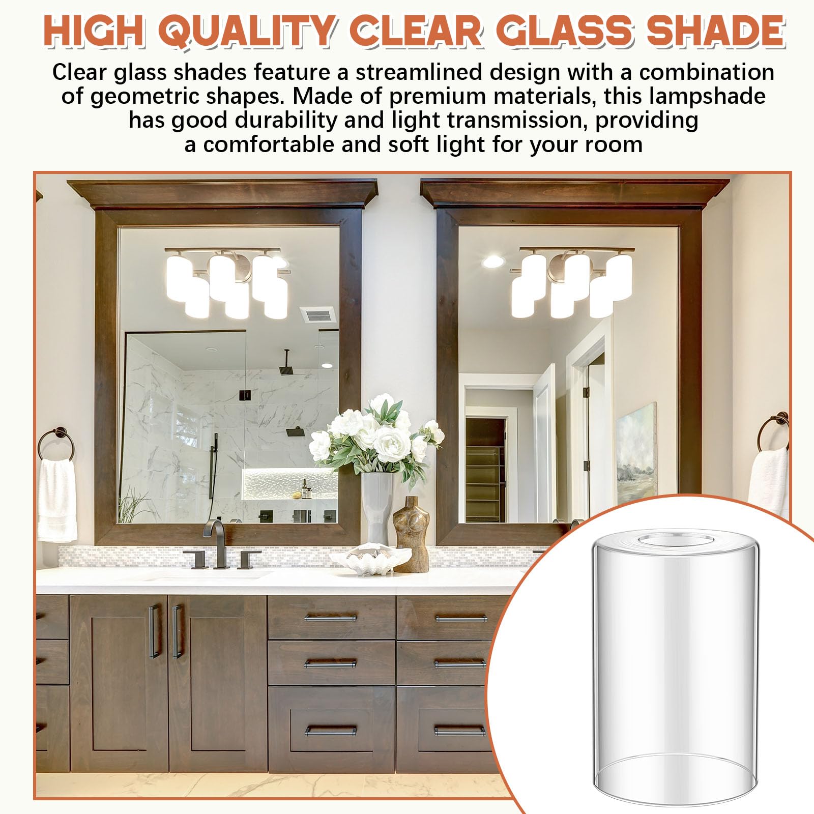 Teenyyou detachable glass shade simplifies installation and cleaning across fixtures