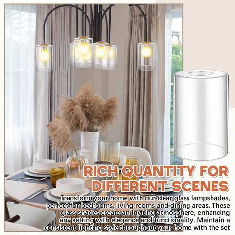 Teenyyou hand blown glass shade adds artistic charm to chandeliers and sconces