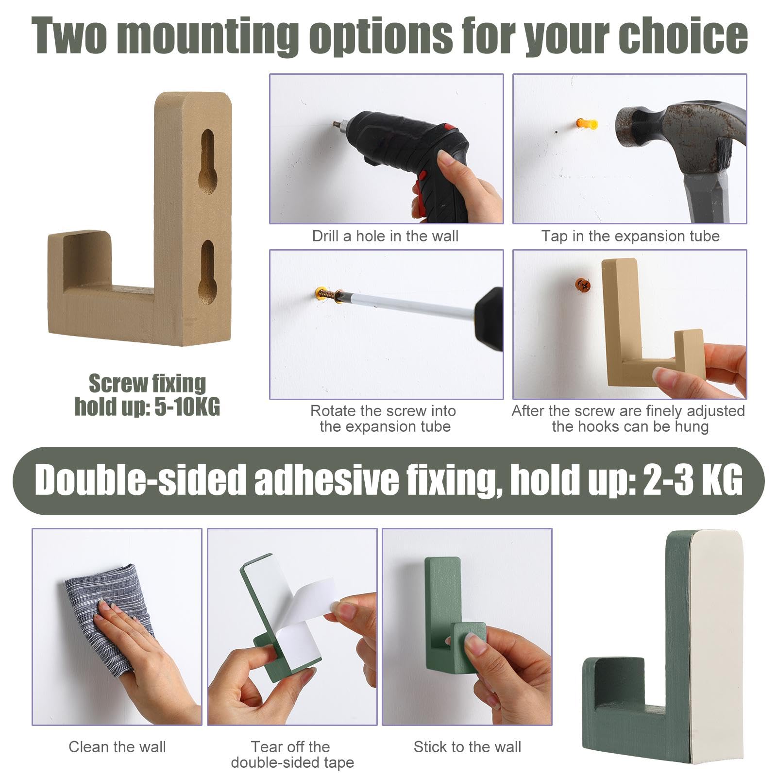 Teenyyou wall hooks help organize towels, robes, and accessories efficiently.