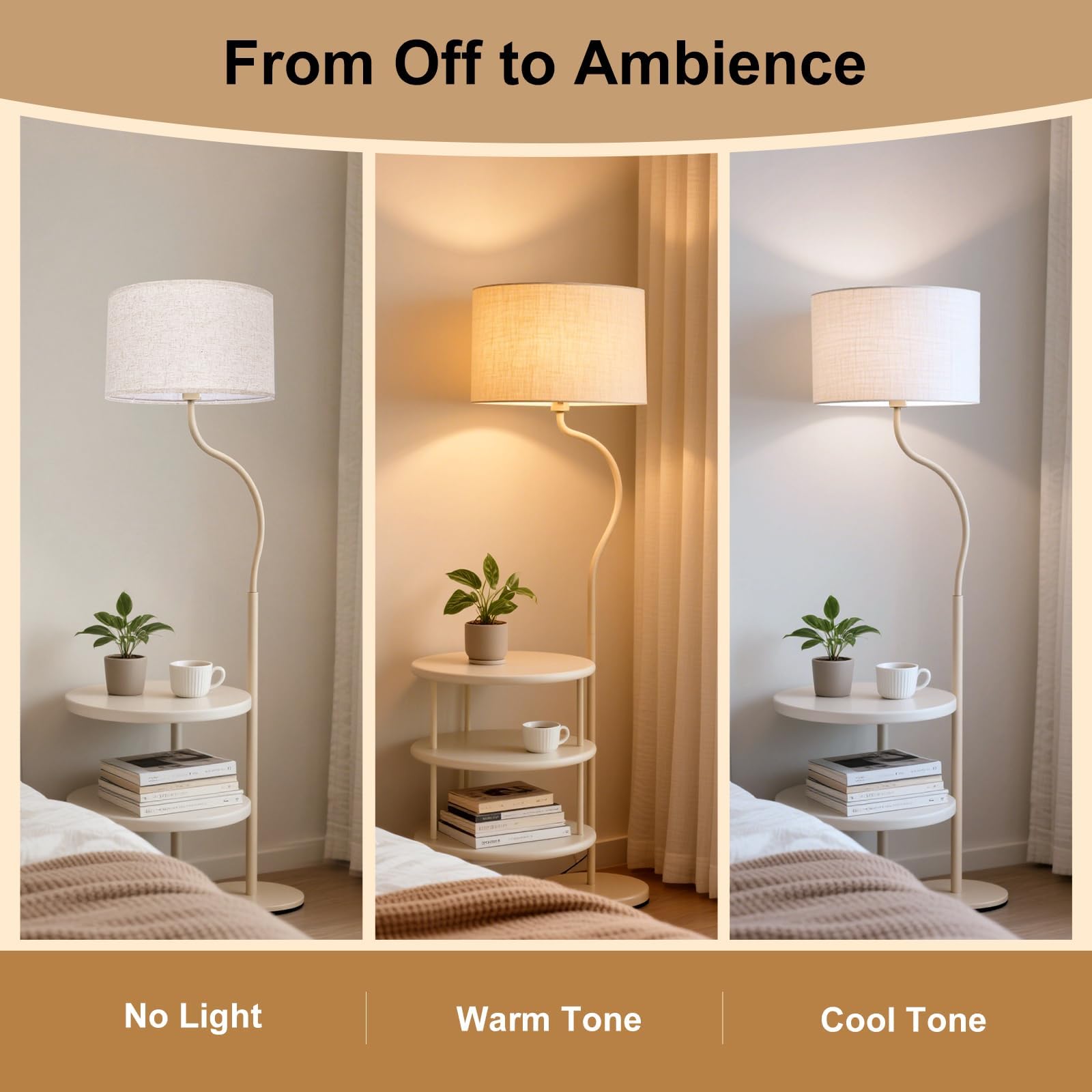 TEEYELLA shade ships compact and flat-packed for easy setup.