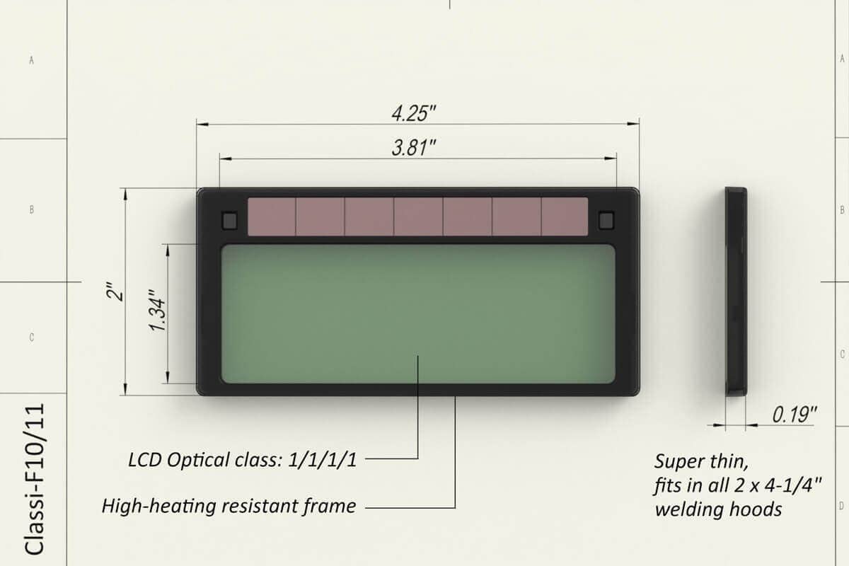 Tefuawe lens enabling low-amps TIG view with steady arc visibility