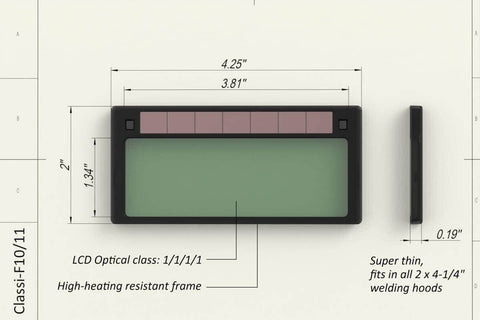Tefuawe lens enabling low-amps TIG view with steady arc visibility