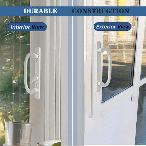 Teilmix 3-15/16 inch center spacing fits common patio door templates