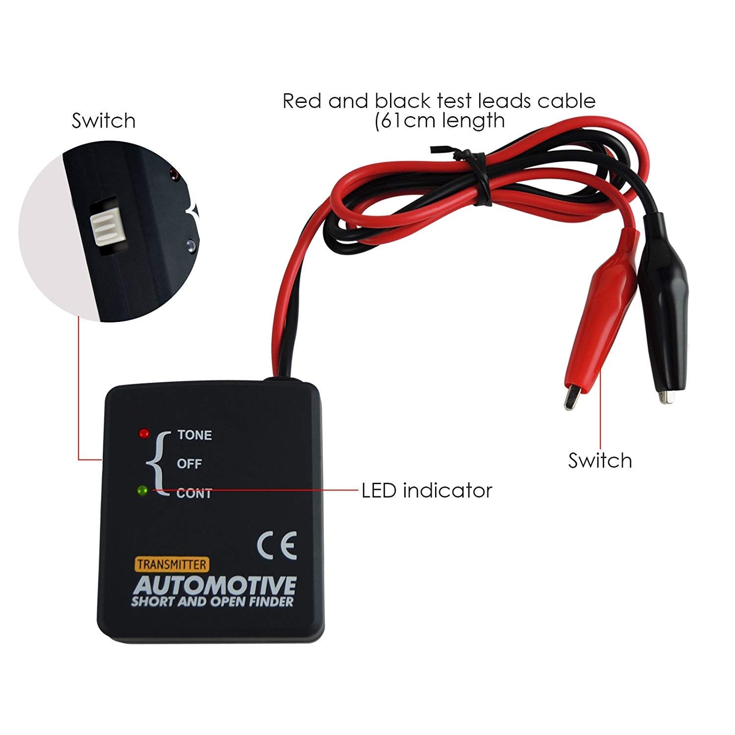 TEKCOPLUS tone and continuity switch speeds wire tracing and verification