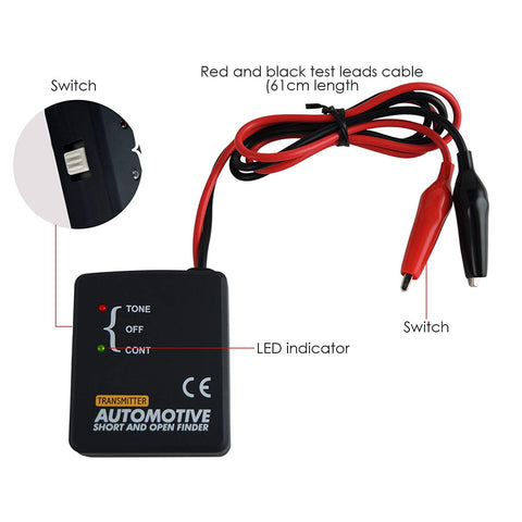 TEKCOPLUS tone and continuity switch speeds wire tracing and verification