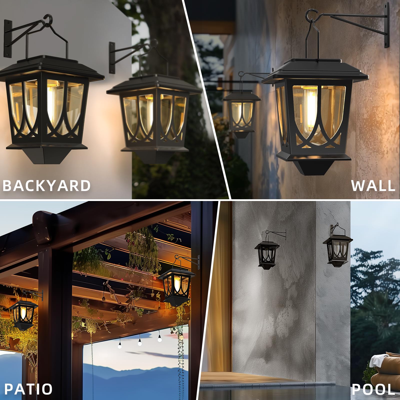 TEKLAPS outdoor lantern ideal for porches, fences, steps, and garden paths.