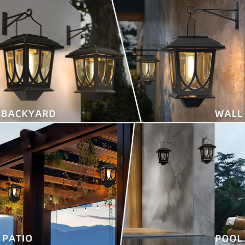 TEKLAPS outdoor lantern ideal for porches, fences, steps, and garden paths.