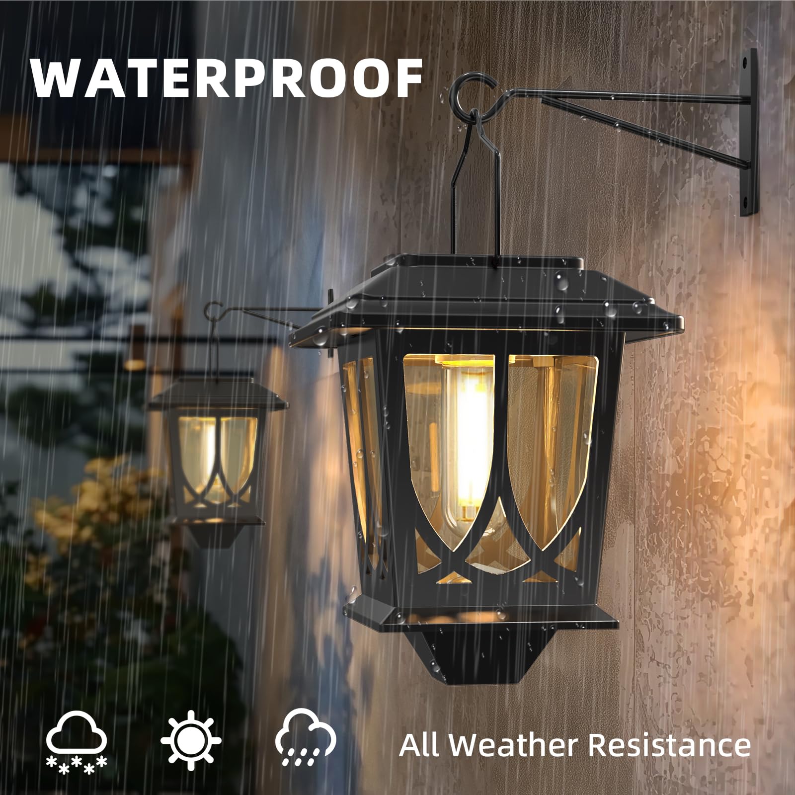 TEKLAPS solar lantern auto on/off path saves energy and simplifies evenings.