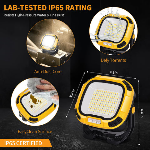 Tekstap 4-brightness 4-color modes work light flexible illumination options