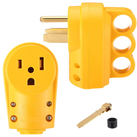 Tellegloww 50A 6-50P plug for RV and welding connections