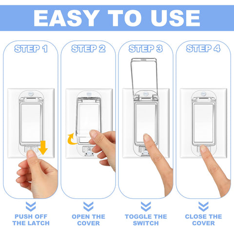 Tellegloww child-safety guard creates a protective barrier against unintended activation.
