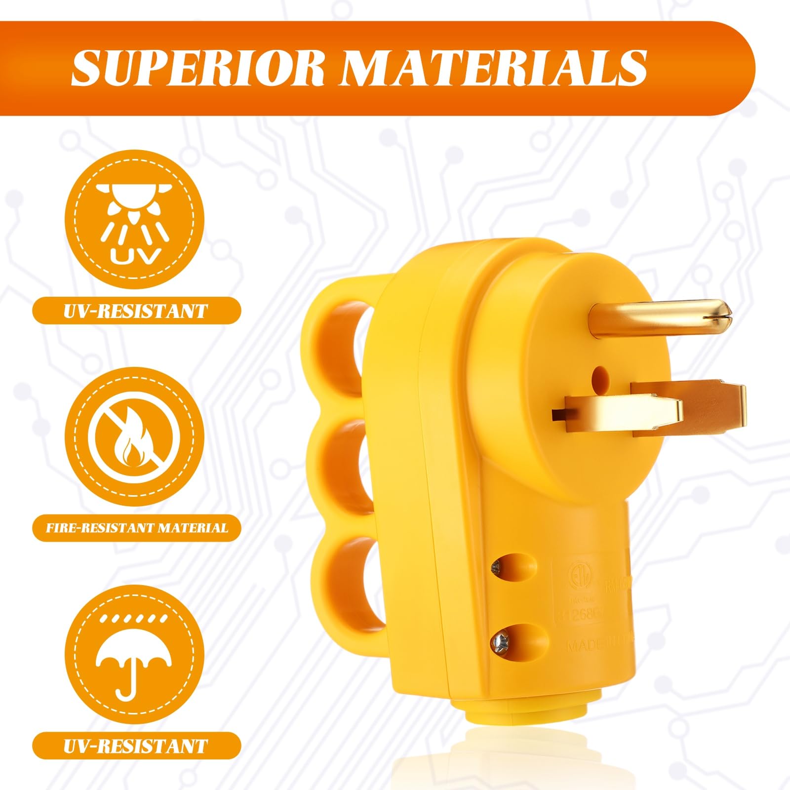 Tellegloww flame-resistant ABS plastic exterior