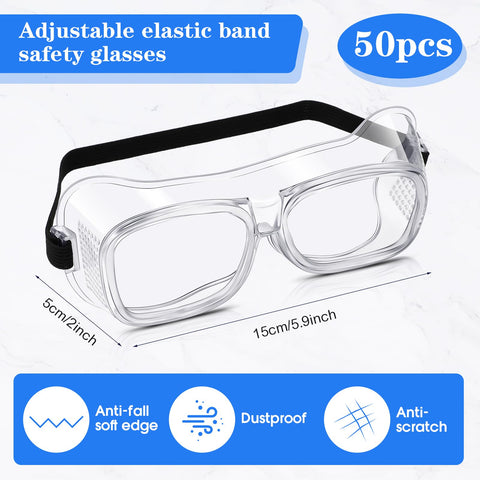 Tellegloww anti-fog safety goggles for clear vision during experiments.
