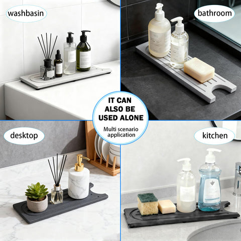 Telomet diatomite stone material provides durable counter protection