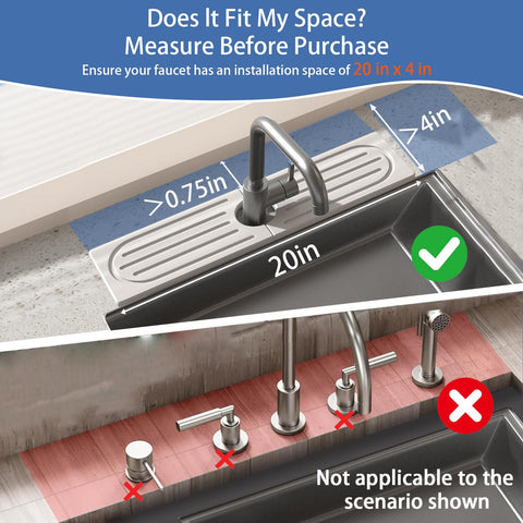 Telomet Stone Faucet Mat faucet-absorption close-up shows fast water absorption