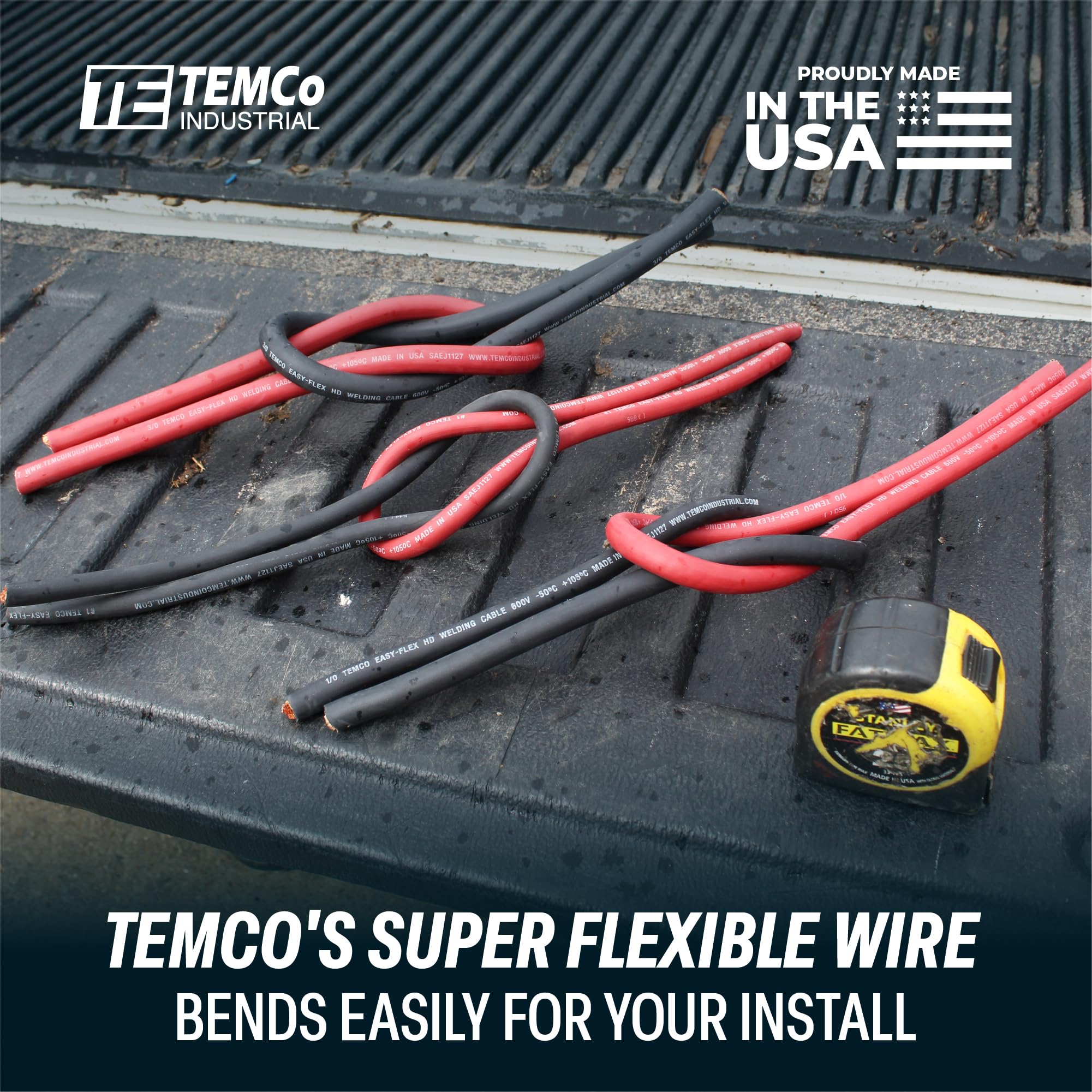 TEMCo OFC copper conductor close-up shows high conductivity