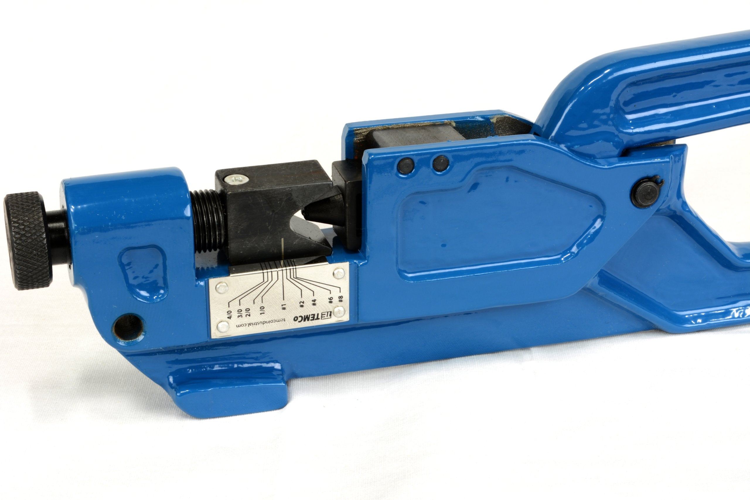 TEMCo dieless crimp adjustment enables fast changes for varied terminal sizes