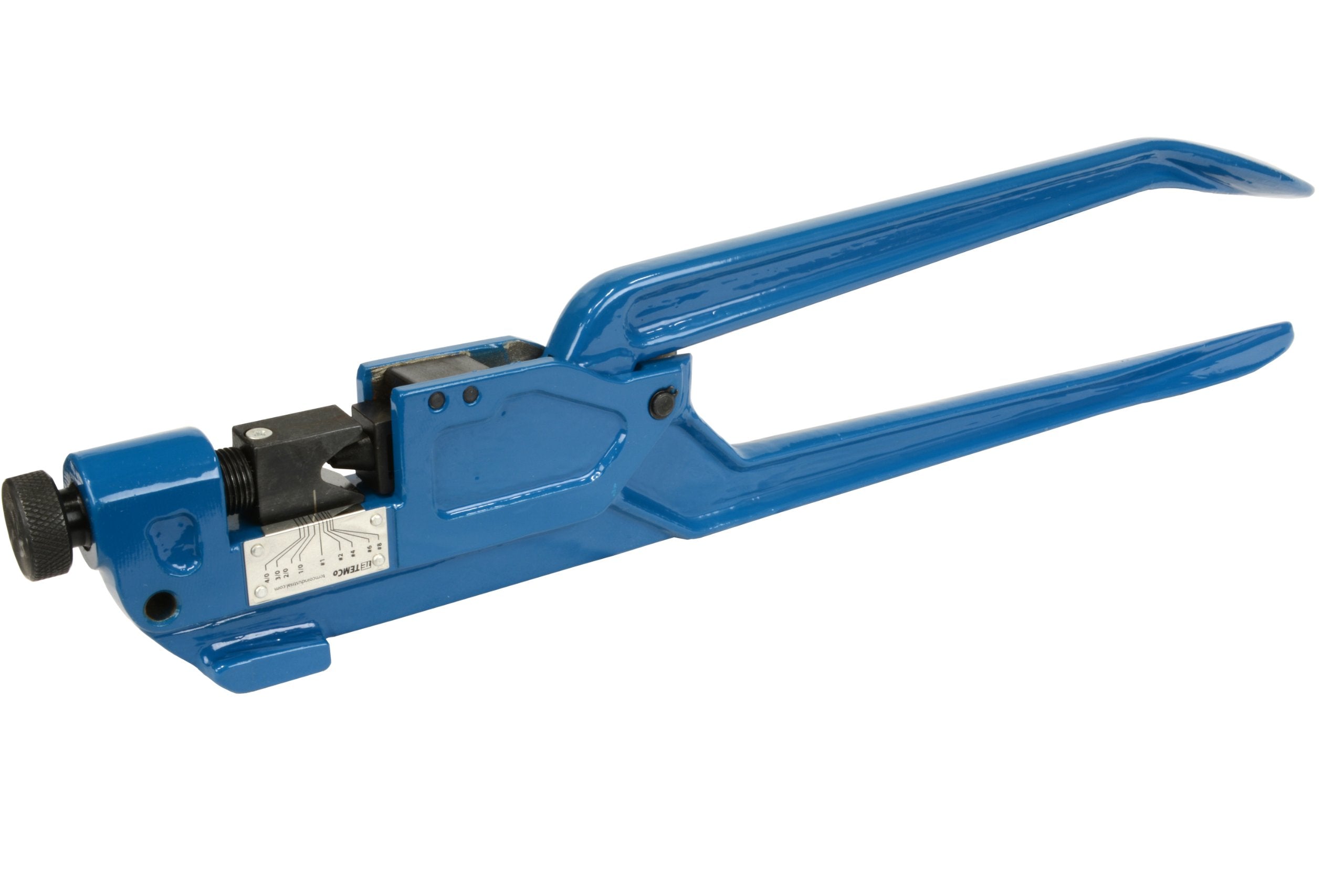 TEMCo Lug Crimper Tool TH0012-8 for precise crimping of 8 AWG to 0000 gauge terminals