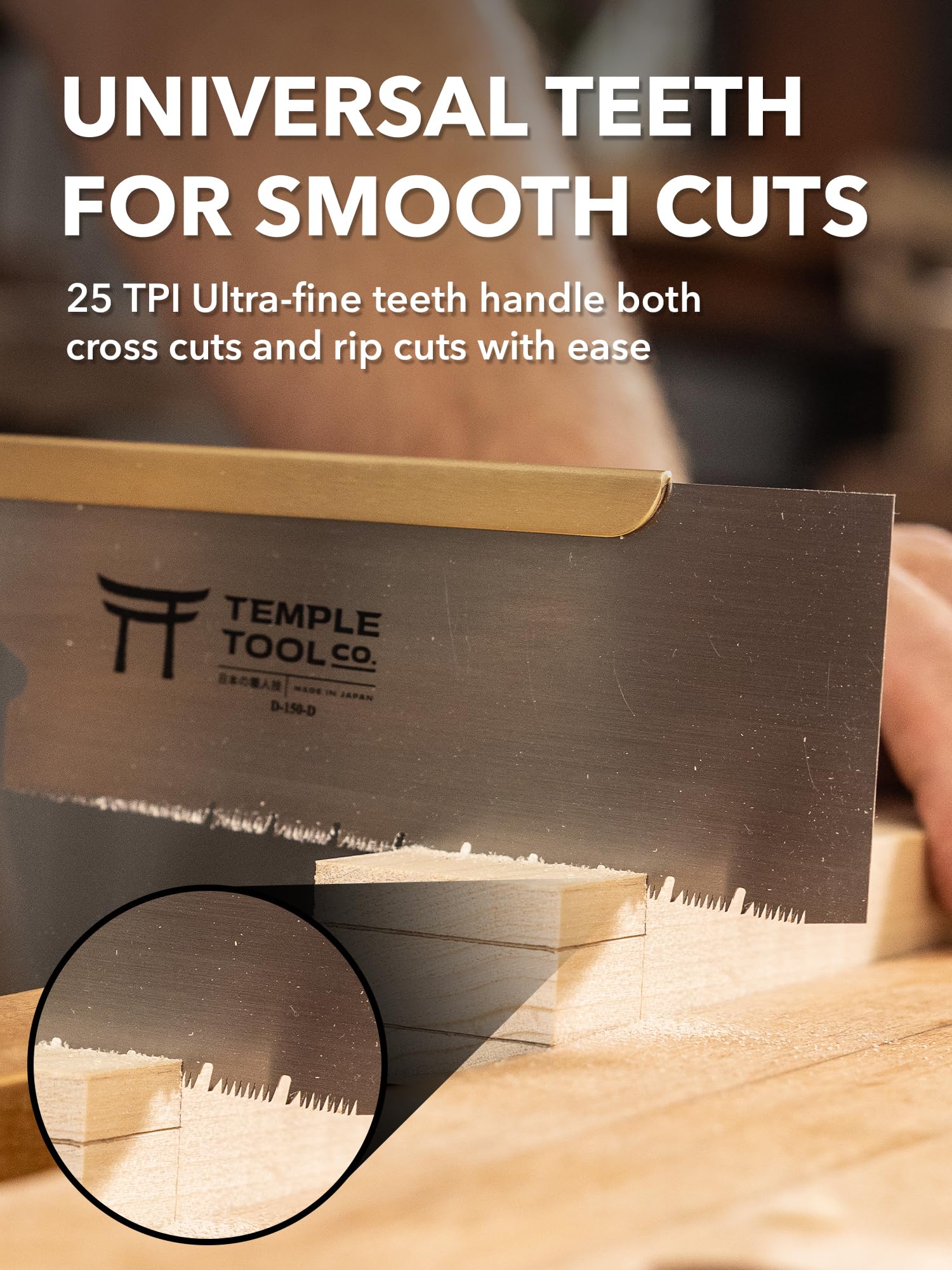 Temple Tool Dozuki 6 made in Japan reflects craftsmanship and heritage