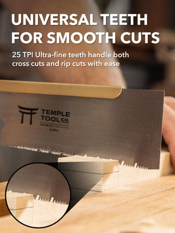 Temple Tool Dozuki 6 made in Japan reflects craftsmanship and heritage