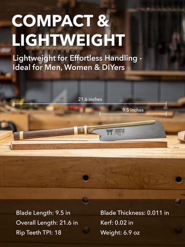 Temple Tool traditional craftsmanship reflects 100-year sawmaking heritage.